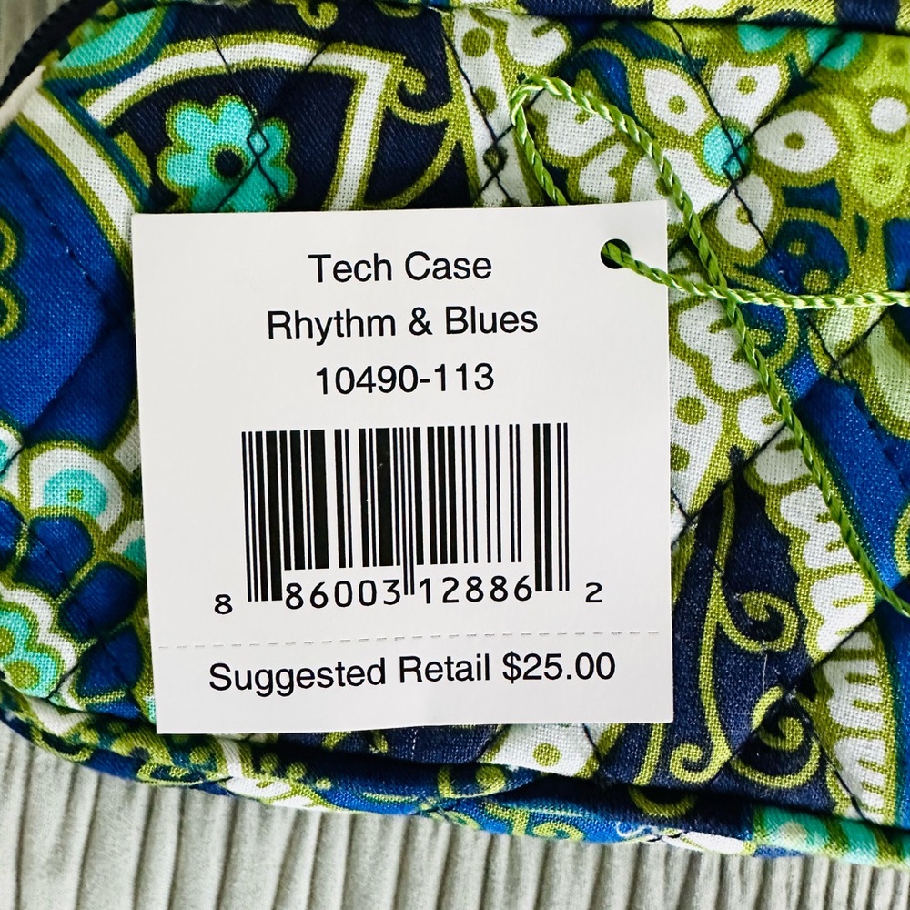 NWT Vera Bradley Rhythm & Blues Tech Case - Picture 5 of 7